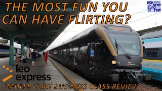 THE MOST FUN FLIRTING? / LEO EXPRESS BUSINESS CLASS REVIEW / CZECH TRAIN TRIP REPORT