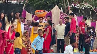 Chhath puja Gaya Bihar at Maya sarovar on 8/4/2022