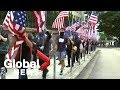 Hong Kong protesters march to U.S. Consulate, call on Trump to 'liberate' city