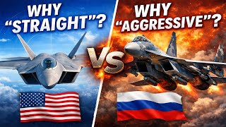 Why US Fighter Jets Look Straight While Russian Jets Look Aggressive