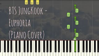 BTS - JungKook - Euphoria | Piano Pop Song Tutorial