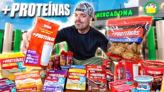 PROBANDO TODOS los FAMOSOS PRODUCTOS +PROTEÍNA de MERCADONA ¿ESTO VALE LA PENA...?