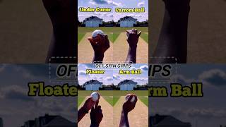 Off Spin bowling grips 😱🏏 Part-1 #cricket #cricketshorts #spinbowling #ytshortsindia