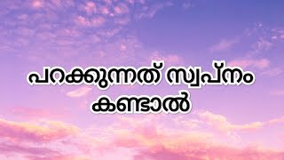 സ്വപ്ന വ്യാഖ്യാനം : പറക്കുന്നത് സ്വപ്നം കണ്ടാൽ