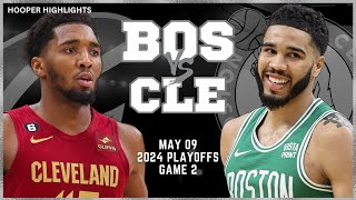 Boston Celtics vs Cleveland Cavaliers Full Game 2 Highlights | May 9 | 2024 NBA Playoffs