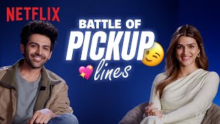 Kartik Aaryan VS. Kriti Sanon: WHO HAS THE BEST PICKUP LINES? | Shehzada | Netflix India