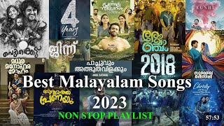 Latest Malayalam Songs 2023 till June|top15|Best Non-Stop Audio Playlist