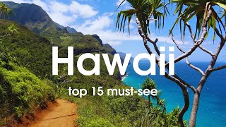 Hawaii | Top 15 Tourist Gems | Travel Video