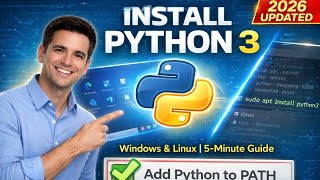 How to Install Python 3 on Windows & Linux (2026 Guide) | Python Setup for Beginners