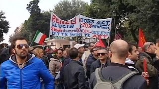 Rome : la manifestation de métallos dégénère