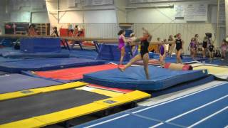 drills for head in on bk tumbling and twisting