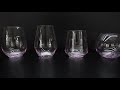 samlife hand blown crystal wine glass set