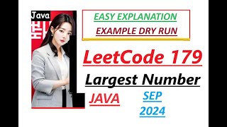 Largest Number | Leetcode 179 | Java Solution by Developer Coder
