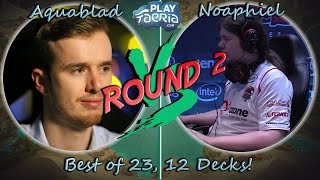 Faeria - Aquablad vs Noaphiel - Best of 23, 12 Decks - Round 2!