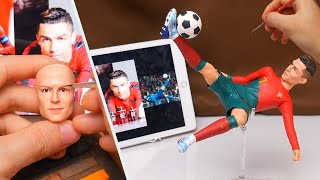 Cristiano Ronaldo made from polymer clay ,the full sculpturing process【Clay producer Leo】