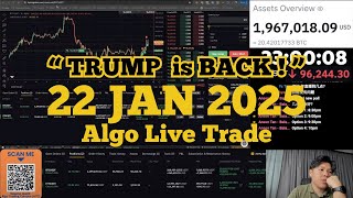 🔴 [LIVE] Bybit Copypro - Bitcoin Algo Trading Live Position (Balaena Quant) | 22/01/2025