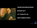 alexander konstantinovich glazunov raymonda op. 57 act i reprise de la valse