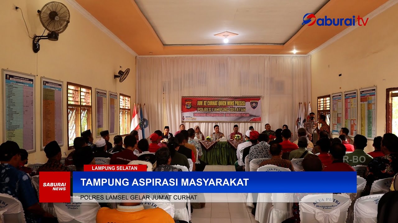 Tampung Aspirasi Masyarakat, Polres Lamsel Gelar Jum’at Curhat ...