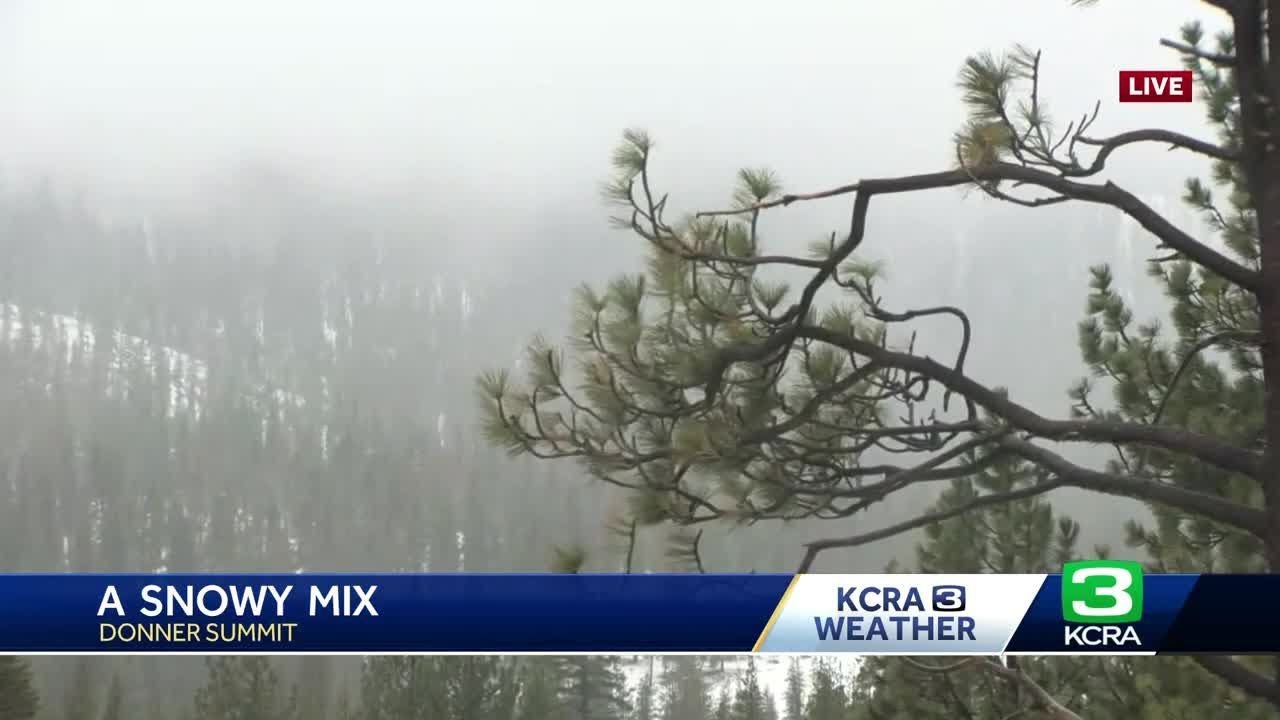 Northern California Storm Coverage: A Snowy Mix In The Sierra On Monday ...