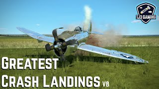 Best Crash Landings Compilation - Realistic WWII Flight Simulator IL-2 Sturmovik Great Battles V8