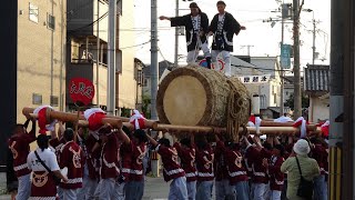 令和元年 大野芝/関茶屋 太鼓舁き 大阪新田盆踊り