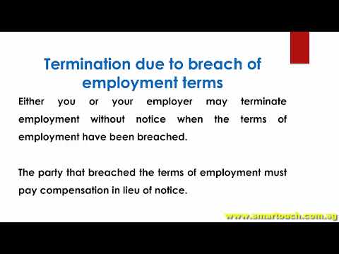 Payslip Singapore : Termination of Employment - Termination Without Notice Payslip Singapore : Termination of Employment - Termination Without Notice