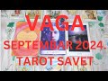 VAGA Iznenadna promena - sačuvajte ravnotežu i mir 🤍🌸 SEPTEMBAR 2024. TAROT SAVET