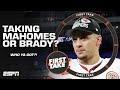 Patrick Mahomes or Tom Brady for 1️⃣ game...Who ya got? Stephen A., Shannon & RC pick 👀 | First Take