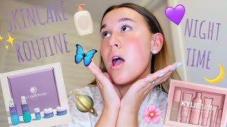 SKINCARE ROUTINE✨🧴🌙 *NIGHT EDITION, 2021, FALL* (1212 GATEWAY/KYLIE SKIN)*MY SECRET TO CLEAR SKIN*
