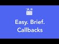 What is a callback?