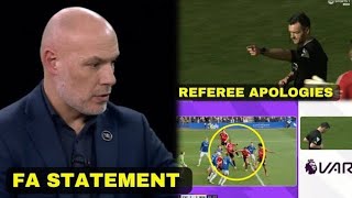 HOWARD WEBB ADMITS VAR ERROR IN MAN UNITED VS EVERTON – PENALTY DENIED!