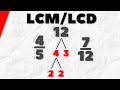 How to Find Least Common Multiples (LCD/LCM) | Pre-Algebra