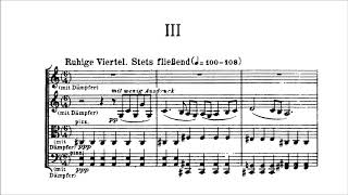 Paul Hindemith - String Quartet No. 4, Op. 22 [With score]