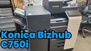 Introducing the Konica Minolta Bizhub C750i #konicaminolta #konica