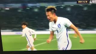 ハイライト 東アジアE-1サッカー選手権 日本代表  惨敗　韓国戦