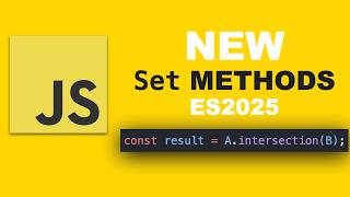 AWESOME New TypeScript Set Methods in ES2025 - Explained In Detail