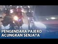 VIRAL Pengendara Pajero Acungkan Senjata Api ke Pemotor di Semarang, Sebelumnya Mobil Terobos Lampu