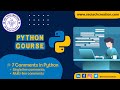 Comments in Python Programming | Single Line comments & Multi-line comments