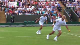 Mansour Bahrami being Mansour Bahrami at Wimbledon 2018