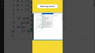 Greatest among Three numbers - Python | @learning_section