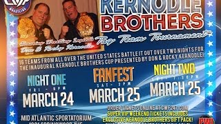 CWF Mid-Atlantic Wrestling's Kernodle Brothers Tag Team Tournament Control Center (3/15/17)