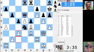 LIVE Blitz #2807 (Speed) Chess Game: White vs Matabolix in Pirc: Sveshnikov system