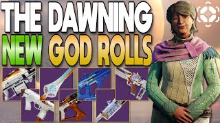 The NEW DAWNING Weapons Are UNBELIEVABLE! Get These FREE GOD ROLLS Before Its Too Late! | Destiny 2