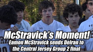 Delran 1 Cinnaminson 0 | Boys Soccer | Central Jersey Group 2 Semifinal | Eamon McStravick Goal!