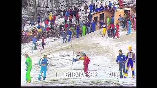 Hans Kniewasser AUT FIS Alpine Slalom Ski World Cup 1975 Sciare Coppa del Mondo @FISAlpine