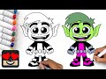 How To Draw Beast Boy | Teen Titans GO!