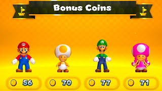 New Super Mario Bros. U Deluxe – Coin Battle 3-4 Player Walkthrough