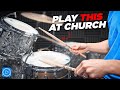 EASY Snare Roll Beats EVERY Church Drummer Must Know!