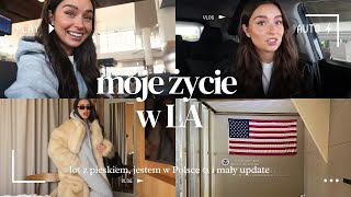 VLOG: moje życie w LA - co dalej??, długi lot z pieskiem i osiedlowe zakupy | Weronika Załazińska