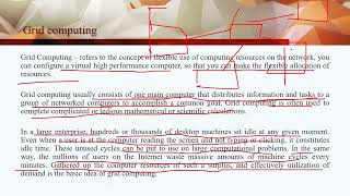 L-27: Grid computing